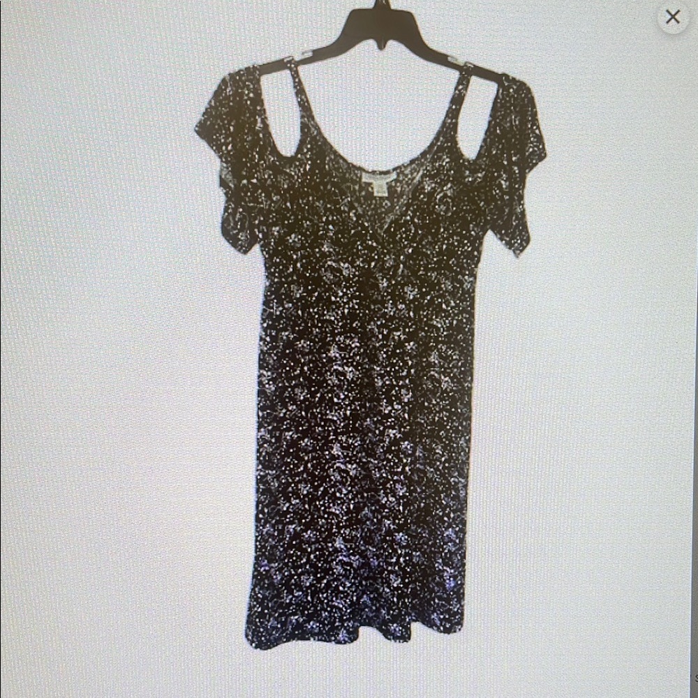 Black and White Patterned Dress